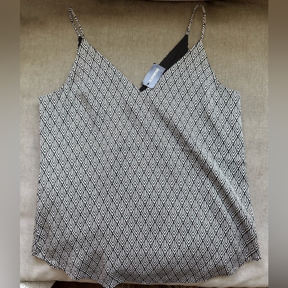 NWT Express Black & White Geometric Spaghetti Strap | S - Picture 1 of 3